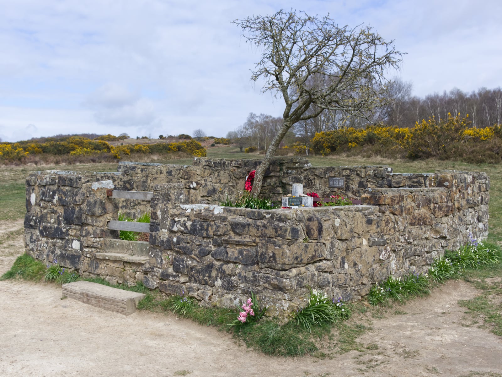 The Airmans Grave memorial on Ashdown Forest